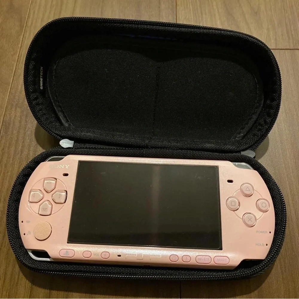 Sony Handheld Console in Soft Pink